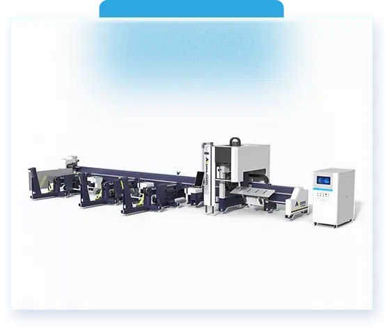 آلة قطع الأنابيب بالليزر بمشابك مزدوجة